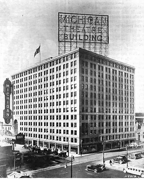 Michigan Theatre - Michigan Theatre Building From John Lauter (newer photo)